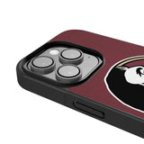 Florida State University Seminoles Personalized Stripe Bump Phone Case for Apple iPhone