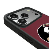 Florida State University Seminoles Personalized Stripe Bump Phone Case for Apple iPhone