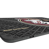 Florida State University Seminoles Personalized Tilt 15-Watt Wireless Charger and Mouse Pad