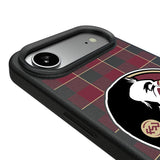 Florida State University Seminoles Plaid MagSafe Compatible Phone Case for Apple iPhone
