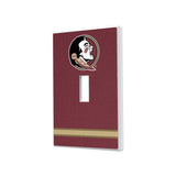 Florida State University Seminoles Stripe Hidden-Screw Light Switch Plate