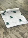 Michigan State University Spartans Muslin Swaddle Blanket – Soft Breathable Baby Blanket | Officially Licensed MSU Gift