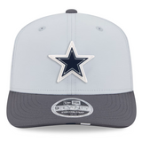 Men's Dallas Cowboys New Era Gray/Graphite 2025 NFL Training Camp 9SEVENTY Adjustable Hat