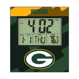 Green Bay Packers Color Block Wall Clock