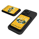 Green Bay Packers Deco Black Magnetic Credit Card Wallet