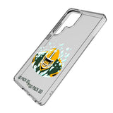 Green Bay Packers Deco Clear Phone Case for Samsung Galaxy