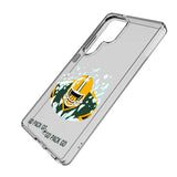 Green Bay Packers Deco Clear Phone Case for Samsung Galaxy