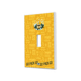 Green Bay Packers Deco Hidden-Screw Light Switch Plate