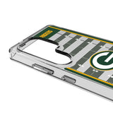 Green Bay Packers Field Clear Phone Case for Samsung Galaxy