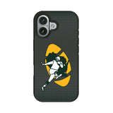 Green Bay Packers Historic Collection Linen Bump Phone Case for Apple iPhone