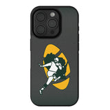 Green Bay Packers Historic Collection Linen Bump Phone Case for Apple iPhone