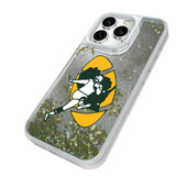 Green Bay Packers Historic Collection Linen Glitter Phone Case for Apple iPhone