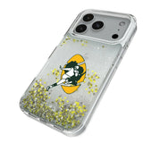 Green Bay Packers Historic Collection Linen Glitter Phone Case for Apple iPhone