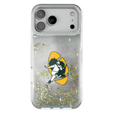 Green Bay Packers Historic Collection Linen Glitter Phone Case for Apple iPhone