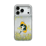 Green Bay Packers Historic Collection Linen Glitter Phone Case for Apple iPhone