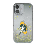 Green Bay Packers Historic Collection Linen Glitter Phone Case for Apple iPhone