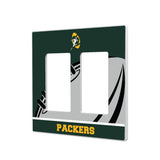 Green Bay Packers Historic Collection Passtime Hidden-Screw Light Switch Plate