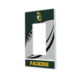 Green Bay Packers Historic Collection Passtime Hidden-Screw Light Switch Plate