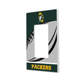 Green Bay Packers Historic Collection Passtime Hidden-Screw Light Switch Plate