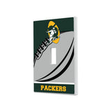 Green Bay Packers Historic Collection Passtime Hidden-Screw Light Switch Plate