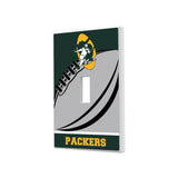 Green Bay Packers Historic Collection Passtime Hidden-Screw Light Switch Plate