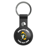 Green Bay Packers Historic Collection Personalized Insignia Black Airtag Holder