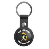 Green Bay Packers Historic Collection Personalized Insignia Black Airtag Holder