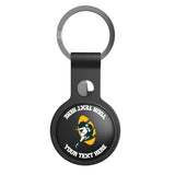 Green Bay Packers Historic Collection Personalized Insignia Black Airtag Holder