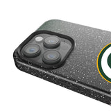 Green Bay Packers Linen Black Bling Phone Case for Apple iPhone