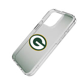 Green Bay Packers Linen Clear Phone Case for Apple iPhone