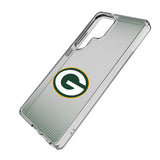 Green Bay Packers Linen Clear Phone Case for Samsung Galaxy