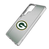Green Bay Packers Linen Clear Phone Case for Samsung Galaxy