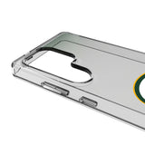 Green Bay Packers Linen Clear Phone Case for Samsung Galaxy