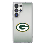 Green Bay Packers Linen Clear Phone Case for Samsung Galaxy
