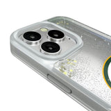 Green Bay Packers Linen Glitter Phone Case for Apple iPhone