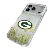 Green Bay Packers Linen Glitter Phone Case for Apple iPhone