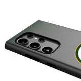 Green Bay Packers Linen MagSafe Compatible Phone Case for Samsung Galaxy