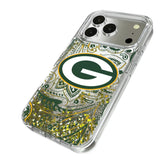 Green Bay Packers Paisley Glitter Phone Case for Apple iPhone