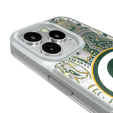 Green Bay Packers Paisley Glitter Phone Case for Apple iPhone