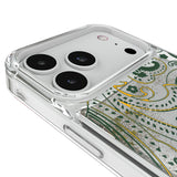 Green Bay Packers Paisley Glitter Phone Case for Apple iPhone