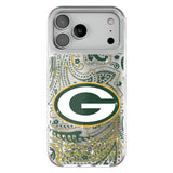 Green Bay Packers Paisley Glitter Phone Case for Apple iPhone