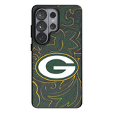 Green Bay Packers Paisley MagSafe Compatible Phone Case for Samsung Galaxy 26 Series