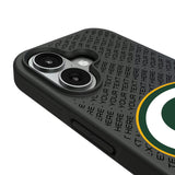 Green Bay Packers Personalized EndZone Plus Bump Phone Case for Apple iPhone