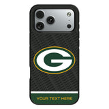 Green Bay Packers Personalized EndZone Plus Bump Phone Case for Apple iPhone