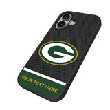Green Bay Packers Personalized EndZone Plus Bump Phone Case for Apple iPhone