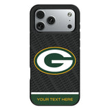 Green Bay Packers Personalized EndZone Plus Bump Phone Case for Apple iPhone