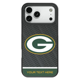 Green Bay Packers Personalized EndZone Plus Bump Phone Case for Apple iPhone