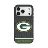 Green Bay Packers Personalized EndZone Plus Bump Phone Case for Apple iPhone