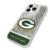 Green Bay Packers Personalized EndZone Plus Glitter Phone Case for Apple iPhone