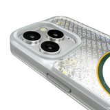 Green Bay Packers Personalized EndZone Plus Glitter Phone Case for Apple iPhone